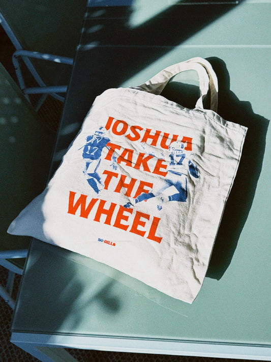 Joshua Take The Wheel Tote Bag