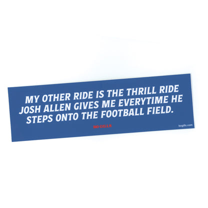 Thrill Ride Bumper Sticker