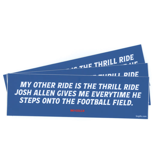 Thrill Ride Bumper Sticker